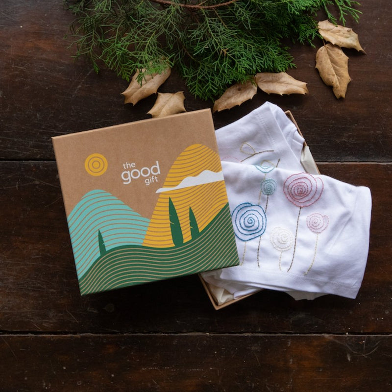 Buy Kashi Set of 2 New Born T-shirts | Shop Verified Sustainable Kids T-Shirts on Brown Living™