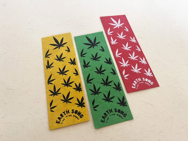 Buy Set of 3 Hemp Paper Bookmarks | Shop Verified Sustainable Stationery on Brown Living™