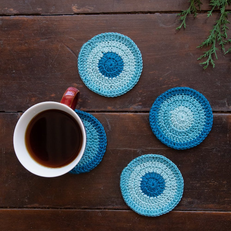 Buy Set of 4 Coaster | Abha | Shop Verified Sustainable Products on Brown Living