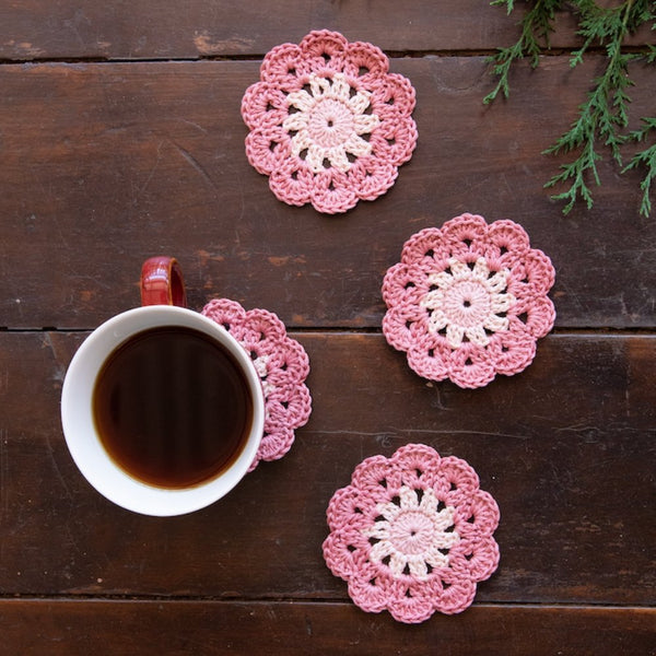 Buy Durga Set of 4 Coasters | Shop Verified Sustainable Table Essentials on Brown Living™