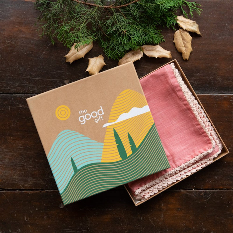 Buy Set of 4 Table Napkins | Babita | Soft cotton & lenin | Shop Verified Sustainable Products on Brown Living