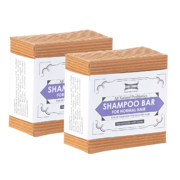 Buy Shampoo Bar for Normal Hair - 90 g | Pack Of 2 | Shop Verified Sustainable Hair Shampoo Bar on Brown Living™