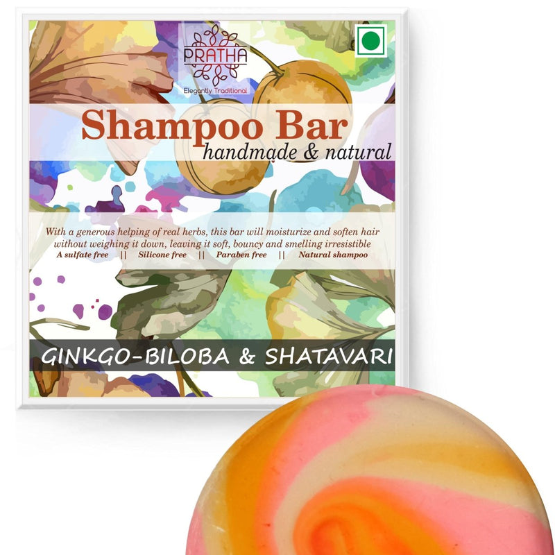Buy Shampoo bar - Ginkgo Biloba , Shatavari | Anti Hair loss | Shop Verified Sustainable Hair Shampoo Bar on Brown Living™