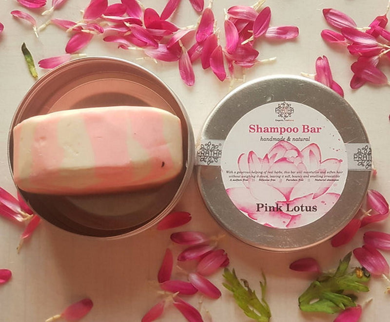 Buy Shampoo Bar – Pink Lotus | Shop Verified Sustainable Hair Shampoo Bar on Brown Living™