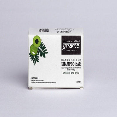Shampoo Bar - Shikkaki and Amla, Pack of 3 – Hair Shampoo Bar on Brown Living™. SKU: 248 - 10802 - GMA_SHAMPOO_BAR_SHIKKAKI. Img 1.