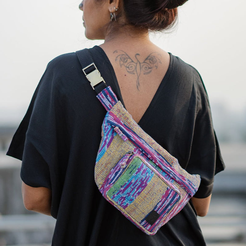 Shanti Fanny Pack - Purple | Verified Sustainable Fanny Packs on Brown Living™