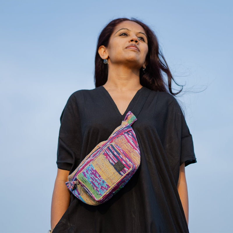 Shanti Fanny Pack - Purple | Verified Sustainable Fanny Packs on Brown Living™