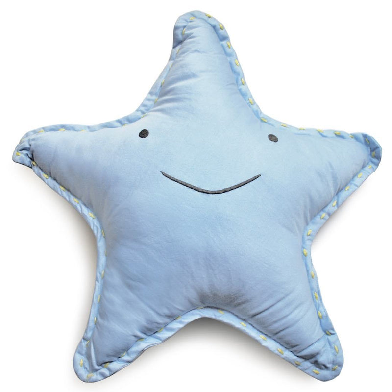Buy Shape Cushions - Dreamy The Star - Blue | Shop Verified Sustainable Pillow on Brown Living™