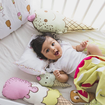 Shape Cushions - Ice Cream - Multi Big – Pillow on Brown Living™. SKU: 249 - 16266 - MSY - ICECR - 00111 - Multi. Img 3.