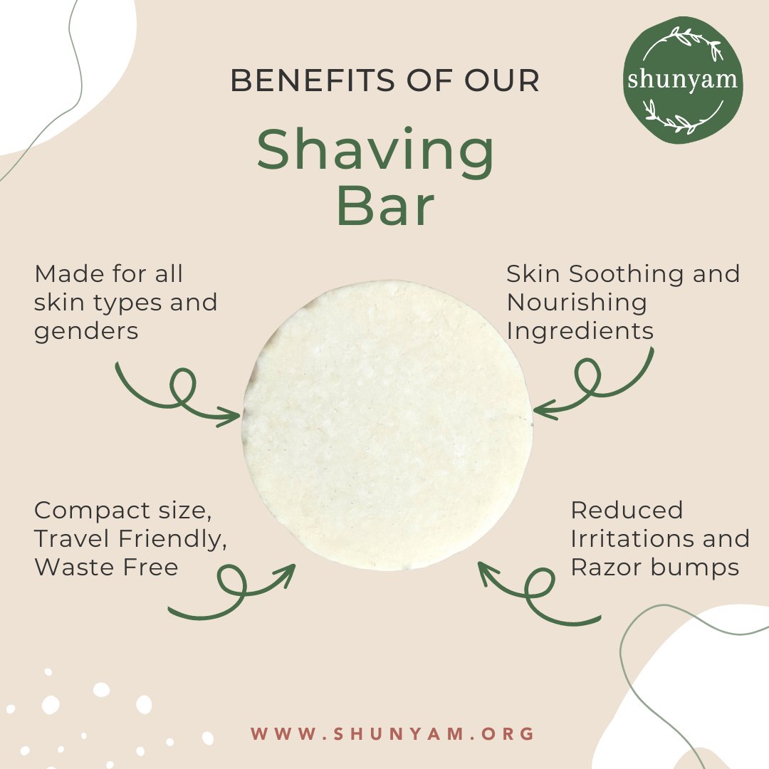 Shea - Wing Shaving Bar | 60 gm | for Men and Women | Verified Sustainable by Brown Living™