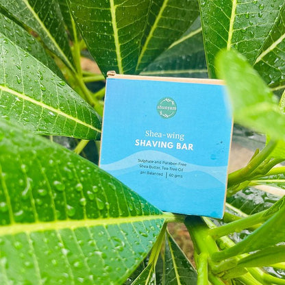 Shea - Wing Shaving Bar | 60 gm | for Men and Women | Verified Sustainable by Brown Living™