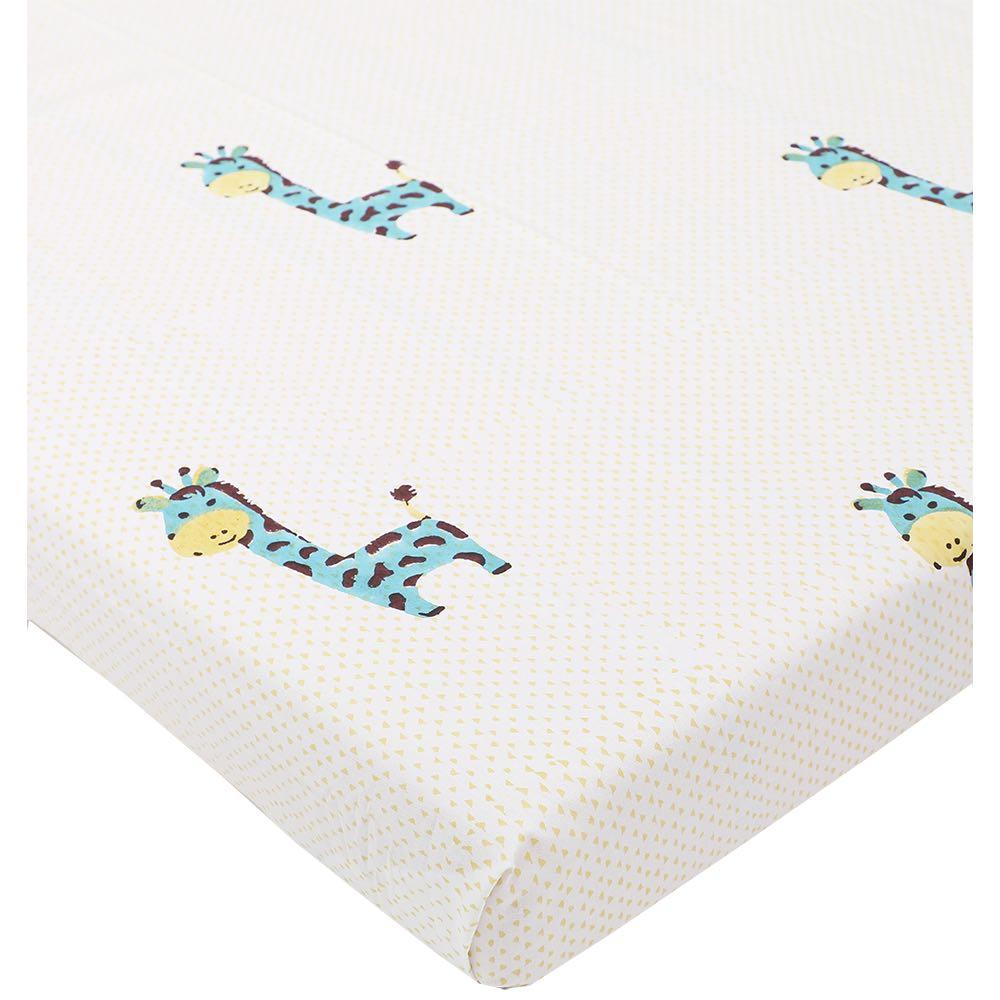 Sheet - Gira The Giraffe - Teal | Verified Sustainable by Brown Living™