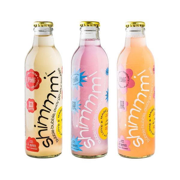 Buy Shimmmi Kombucha - Sparkling Fermented Tea | Color-me-all Box | Box of 3 (250ml x 3) | Shop Verified Sustainable Products on Brown Living