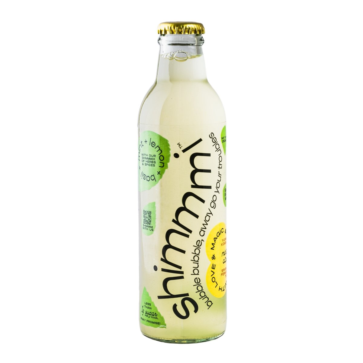 Kombucha - Sparkling Fermented Tea | Mintea Citrus | Box of 3 (250ml x 3) | Verified Sustainable by Brown Living™