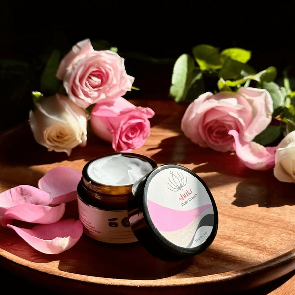 Shukr | Rose Cream – Face Cream on Brown Living™. SKU: ROS - SKI - 222 - NAM. Img 1.