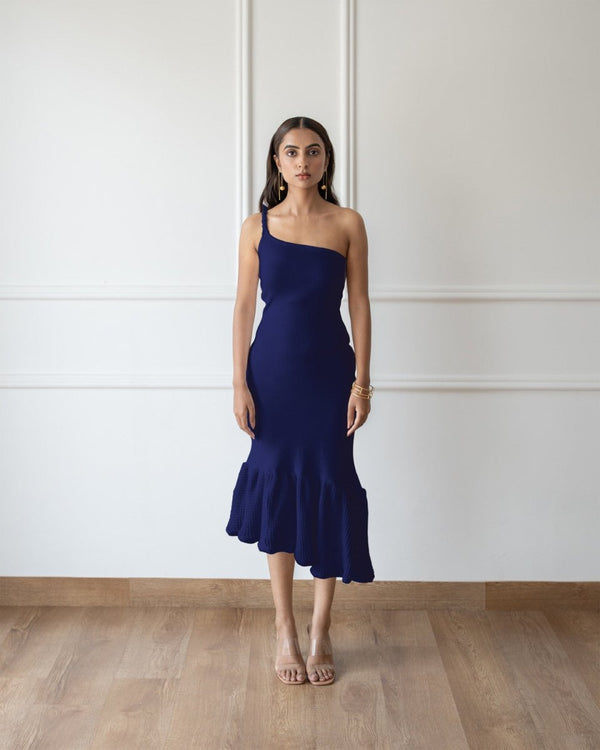 Buy Sienna Dress - Blue | Shop Verified Sustainable Womens Dress on Brown Living™