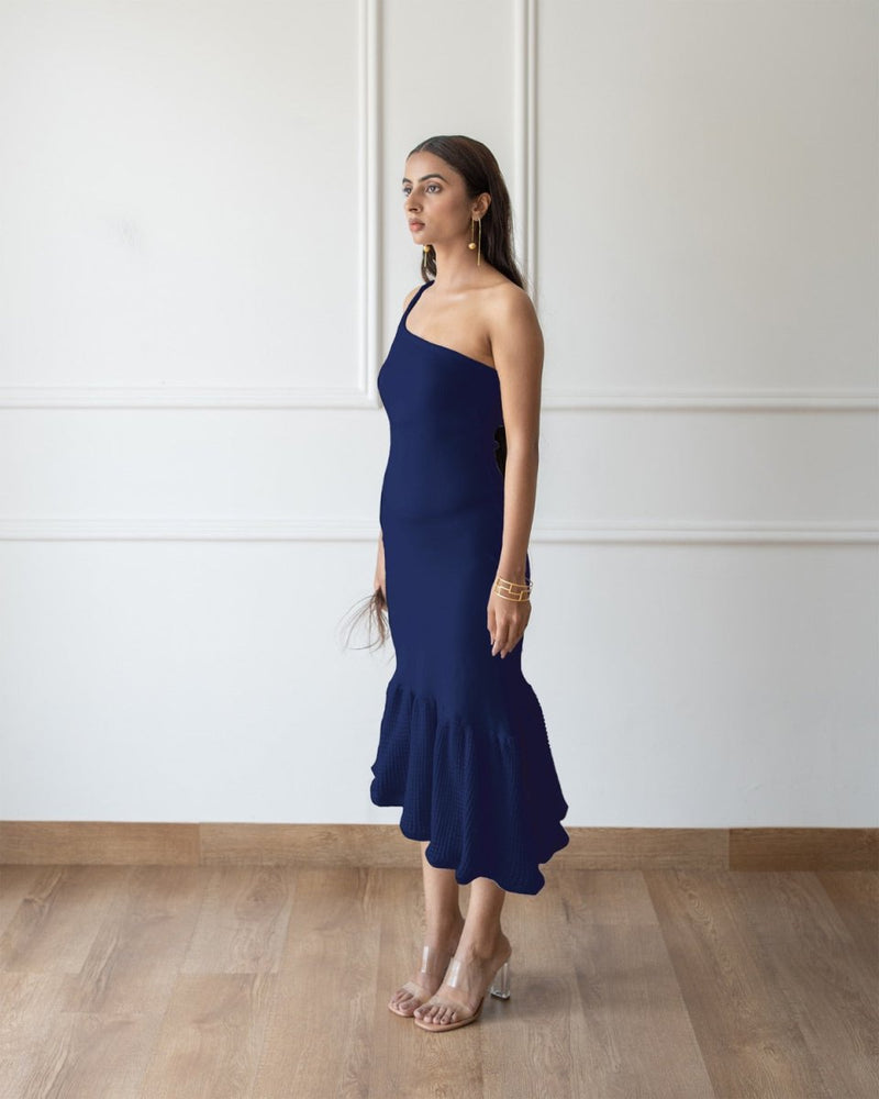 Buy Sienna Dress - Blue | Shop Verified Sustainable Womens Dress on Brown Living™