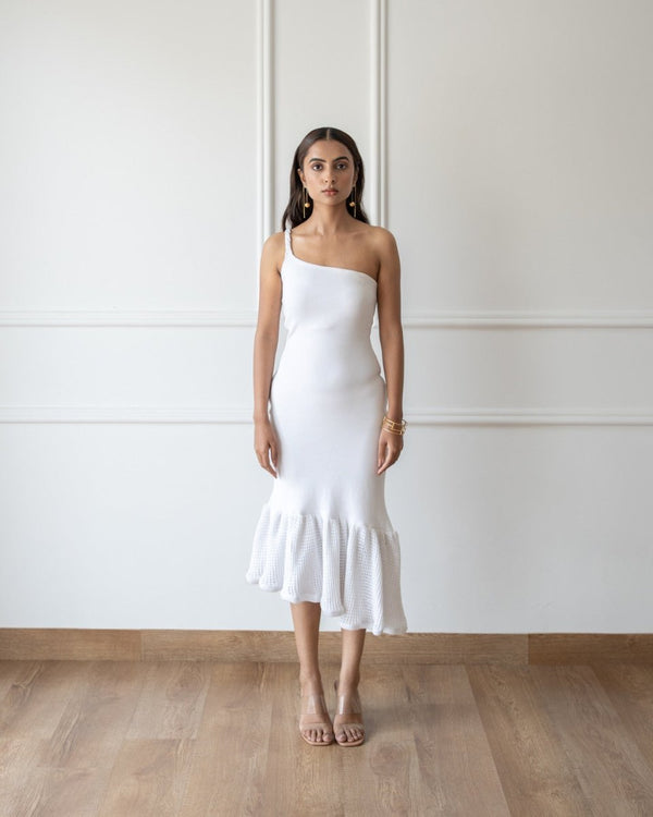 Buy Sienna Dress - White | Shop Verified Sustainable Products on Brown Living