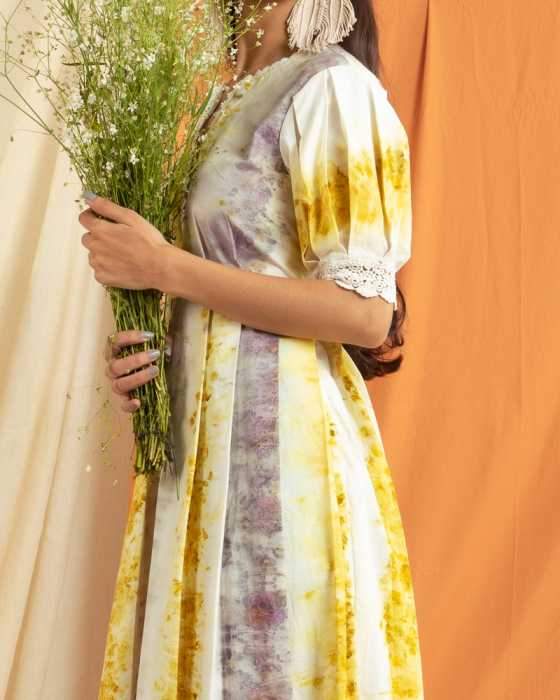 Sienna Dress with Botanical Prints | Verified Sustainable by Brown Living™