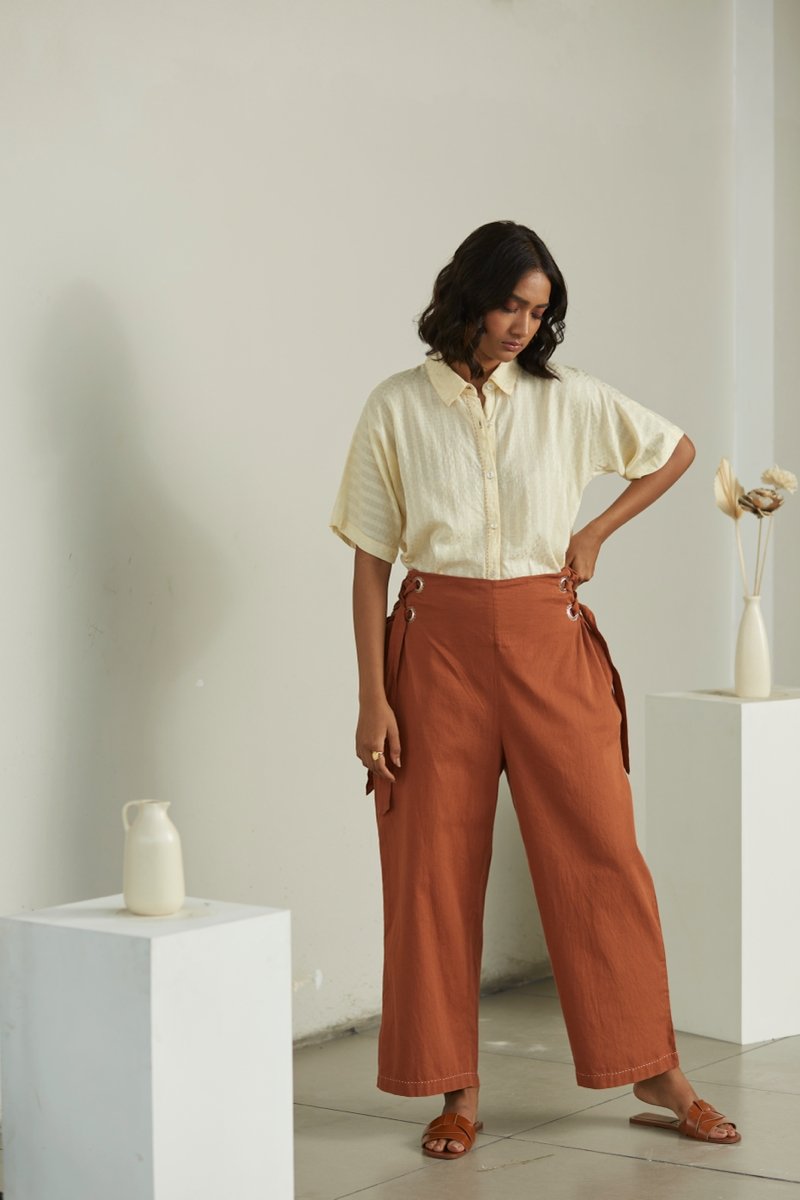 Buy Sienna Pants | Womens Organic Cotton Pants | Shop Verified Sustainable Products on Brown Living