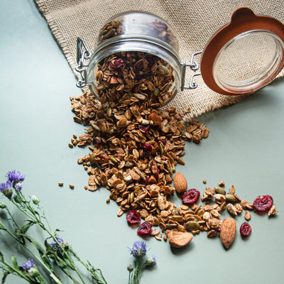Signature Granola | Healthy Gluten Free Granola – Cereal & Meusli on Brown Living™. SKU: TME - 01 - 250. Img 7.