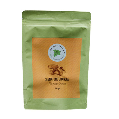 Signature Granola | Healthy Gluten Free Granola – Cereal & Meusli on Brown Living™. SKU: TME - 01 - 250. Img 9.