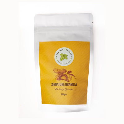 Signature Granola | Healthy Gluten Free Granola – Cereal & Meusli on Brown Living™. SKU: TME - 01 - 250. Img 3.