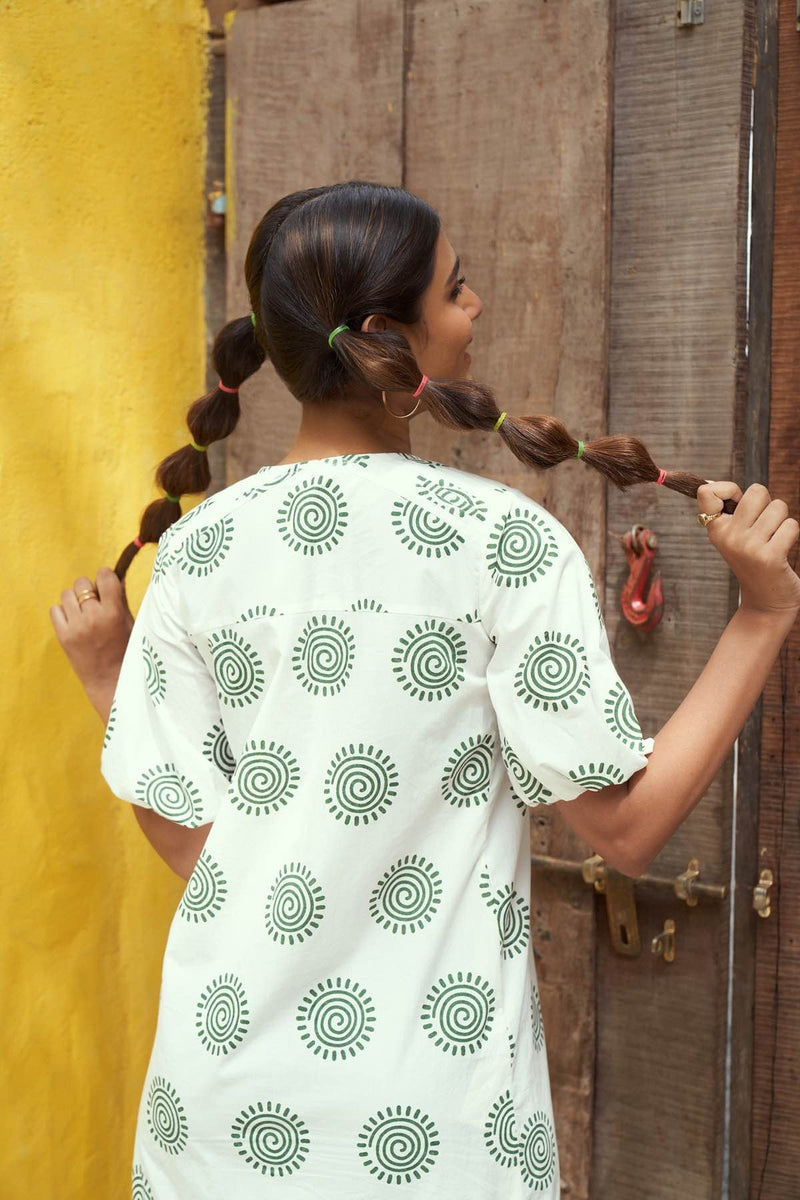 Signature Logo Mini Cotton Poplin Dress | Verified Sustainable Womens Dress on Brown Living™