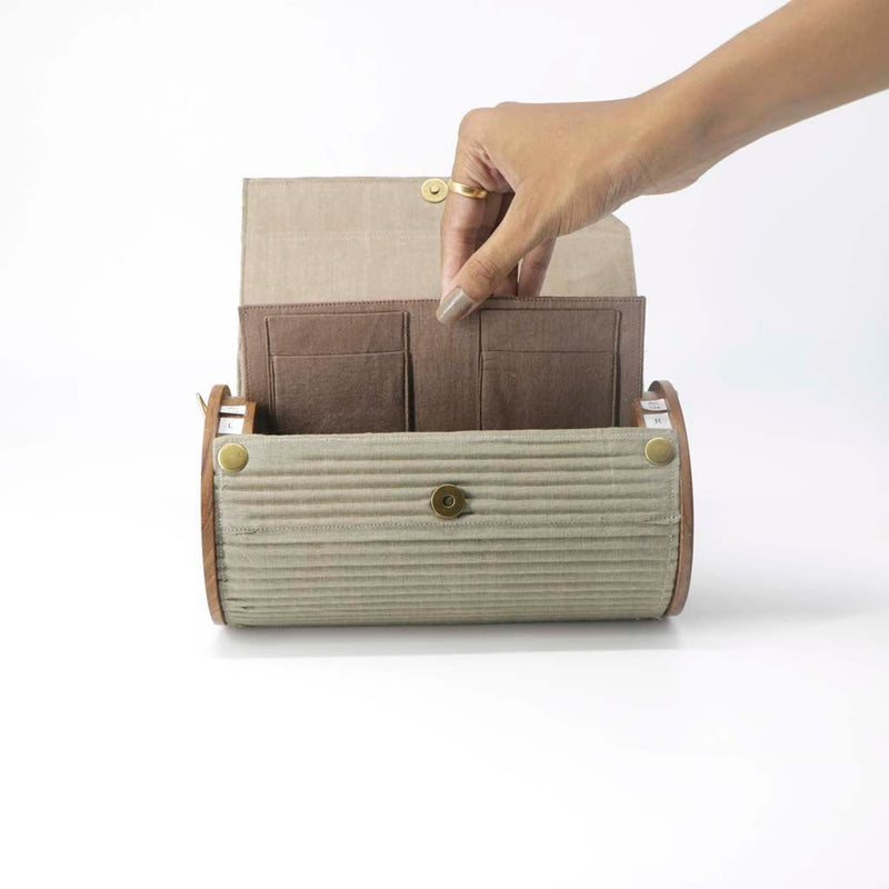 Buy Silica Dream Round Clutch | Shop Verified Sustainable Products on Brown Living