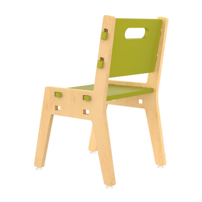 Silver Peach Childrens Wooden Chair | Verified Sustainable by Brown Living™