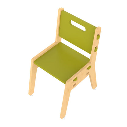 Silver Peach Childrens Wooden Chair | Verified Sustainable by Brown Living™