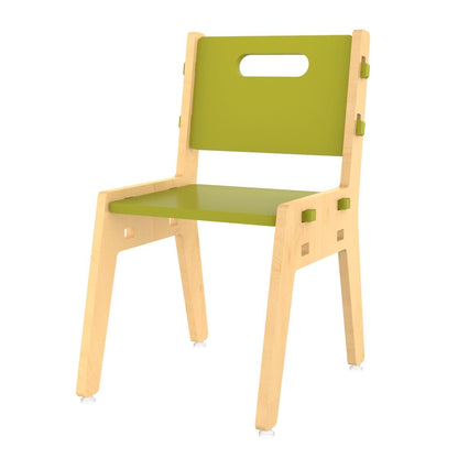 Silver Peach Childrens Wooden Chair | Verified Sustainable by Brown Living™