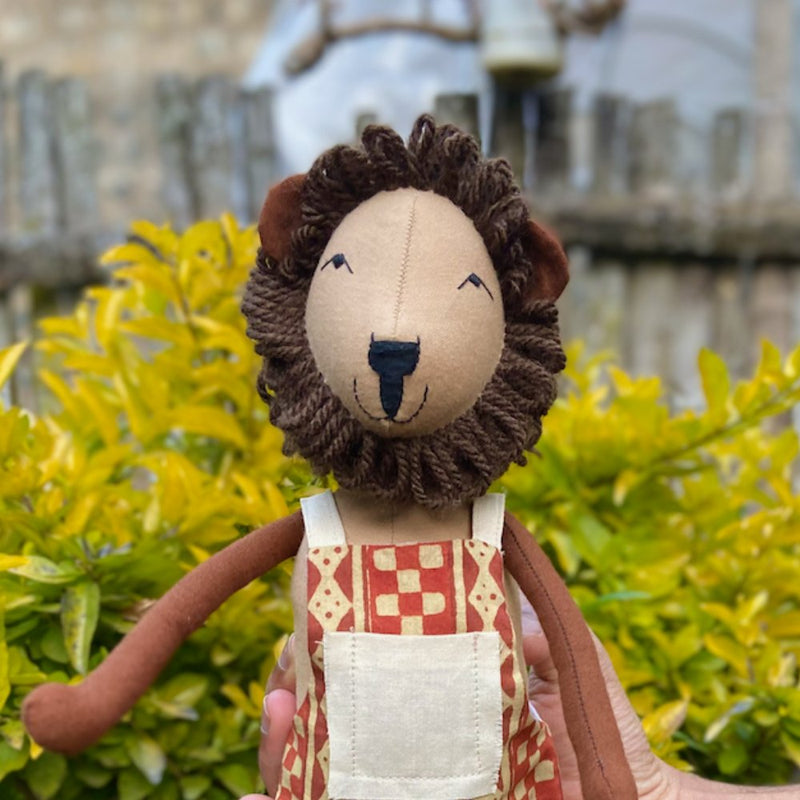 Simba the Lion- Single Fabric Doll | Verified Sustainable Role & Pretend Play Toys on Brown Living™