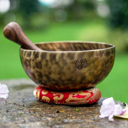 Singing Bowl Handmade Full moon - 5" | Verified Sustainable by Brown Living™