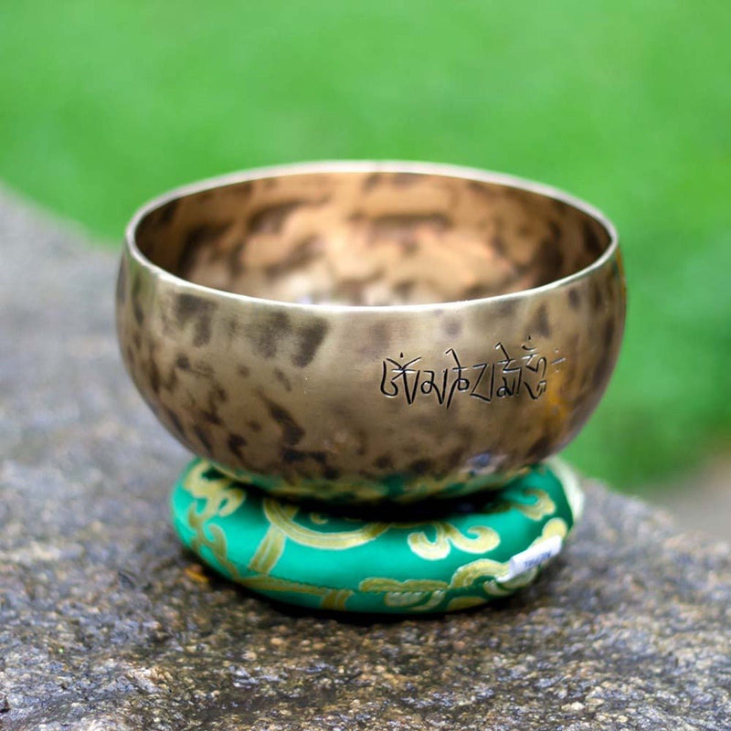 Buy Singing Bowl Handmade Full moon- 6" | Shop Verified Sustainable Musical Instruments on Brown Living™
