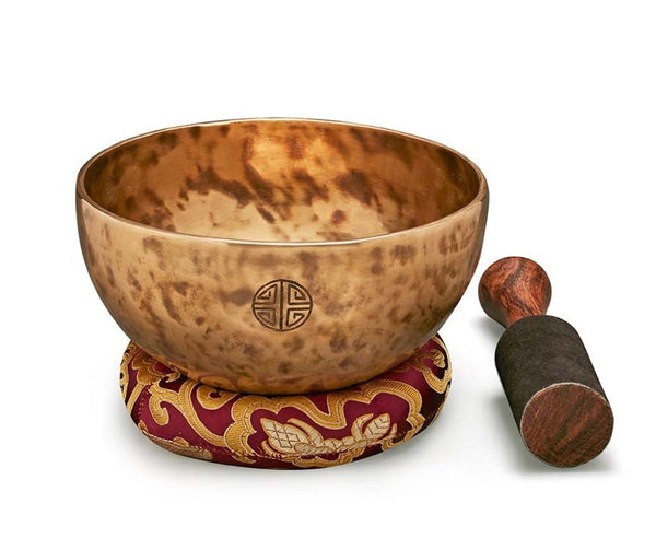 Buy Singing Bowl Handmade Full moon Singing Bowl- 8" | Shop Verified Sustainable Products on Brown Living
