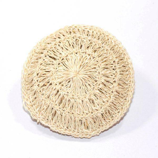 Sisal mesh scrub with vetiver stuffing - Pack of 2 | Verified Sustainable by Brown Living™