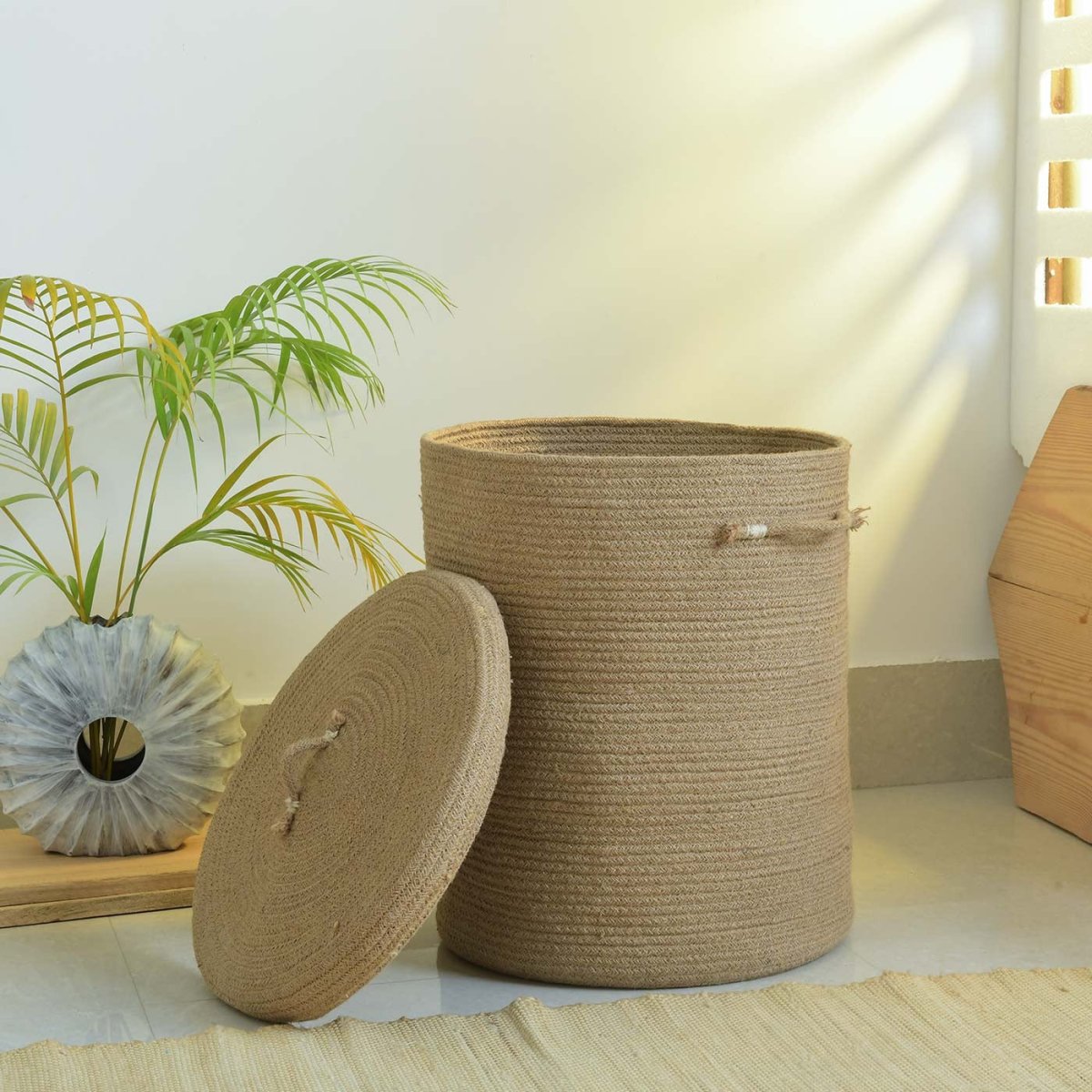 Sisal Laundry Basket | Verified Sustainable by Brown Living™