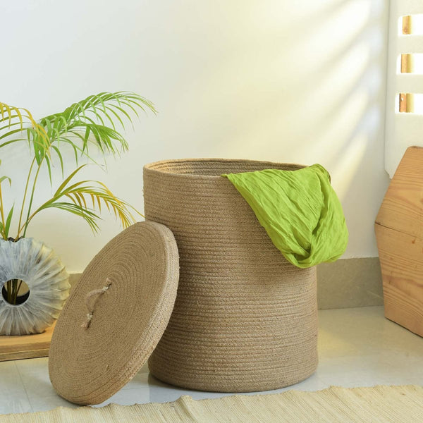 Buy Sisal Laundry Basket | Shop Verified Sustainable Baskets & Boxes on Brown Living™