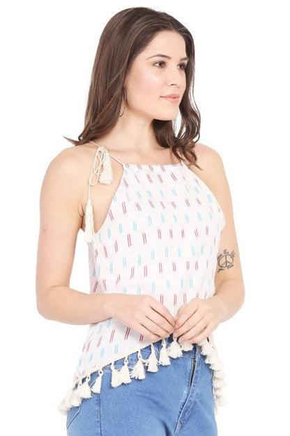 Slip Top with Tassel Details | Verified Sustainable by Brown Living™