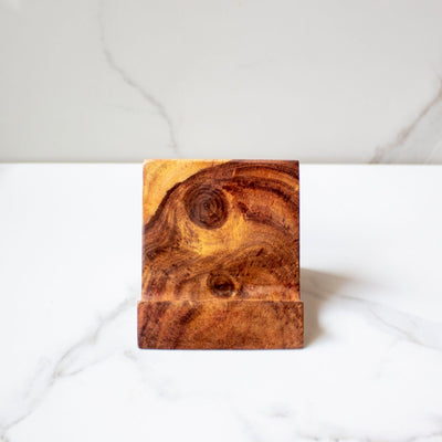 Slope Rosewood Mobile Stand – Desk Accessories on Brown Living™. SKU: MS0101. Img 3.