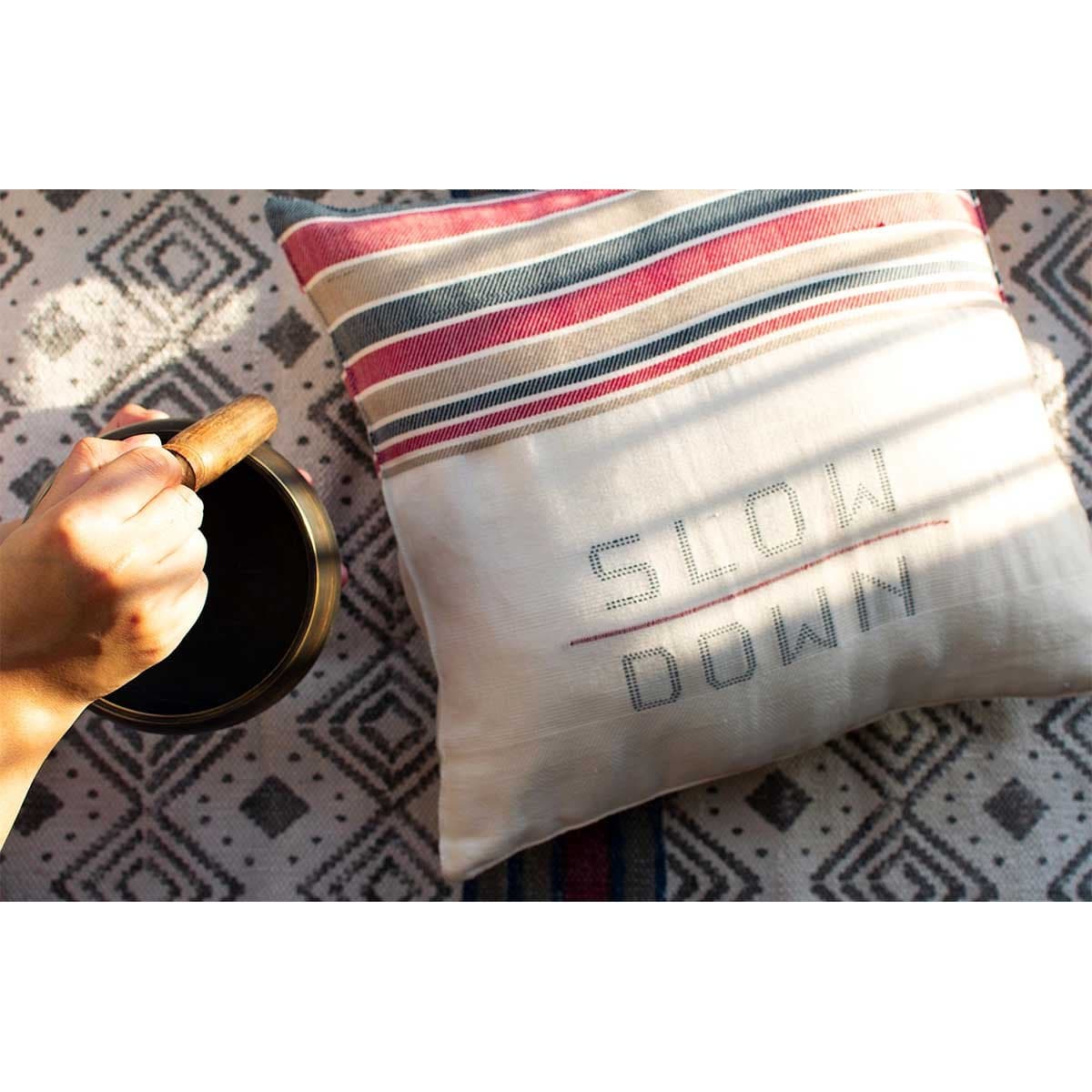 Slow Down - Cushion Cover | Verified Sustainable by Brown Living™