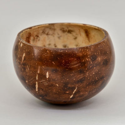 Small Coconut Shell Bowl with spoon - Pack 2 – Plates & Bowls on Brown Living™. SKU: OEP087. Img 3.