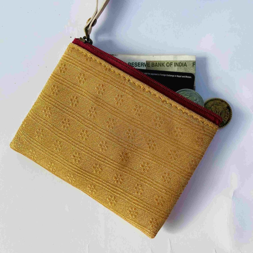 Women's Genuine Leather Coin Purse Cute Hand-held Mini Coin Purse for Women  Cow Leather Double Zipper Lipstick Bag Earphone Bag