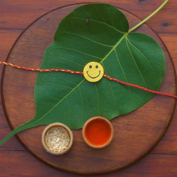 Buy Smile Please Plantable Seed Rakhi Box | 2 Seed Rakhis | Shop Verified Sustainable Rakhi on Brown Living™
