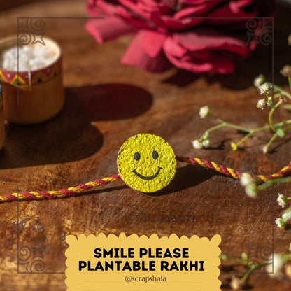 Smile Please Plantable Seed Rakhi Box | 2 Seed Rakhis | Verified Sustainable by Brown Living™