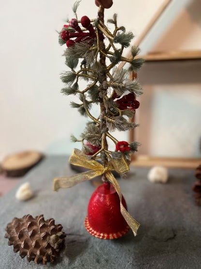 Snow & Glitter Jingle Bell | Home Decor | Verified Sustainable by Brown Living™