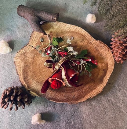 Snow & Glitter Jingle Bell | Home Decor | Verified Sustainable by Brown Living™