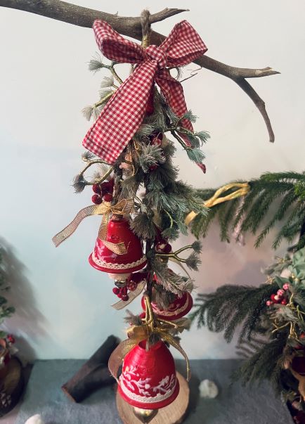 Snow & Glitter Jingle Bell | Home Decor | Verified Sustainable by Brown Living™