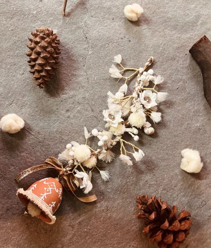 Snow & Glitter Jingle Bell | Home Decor | Verified Sustainable by Brown Living™
